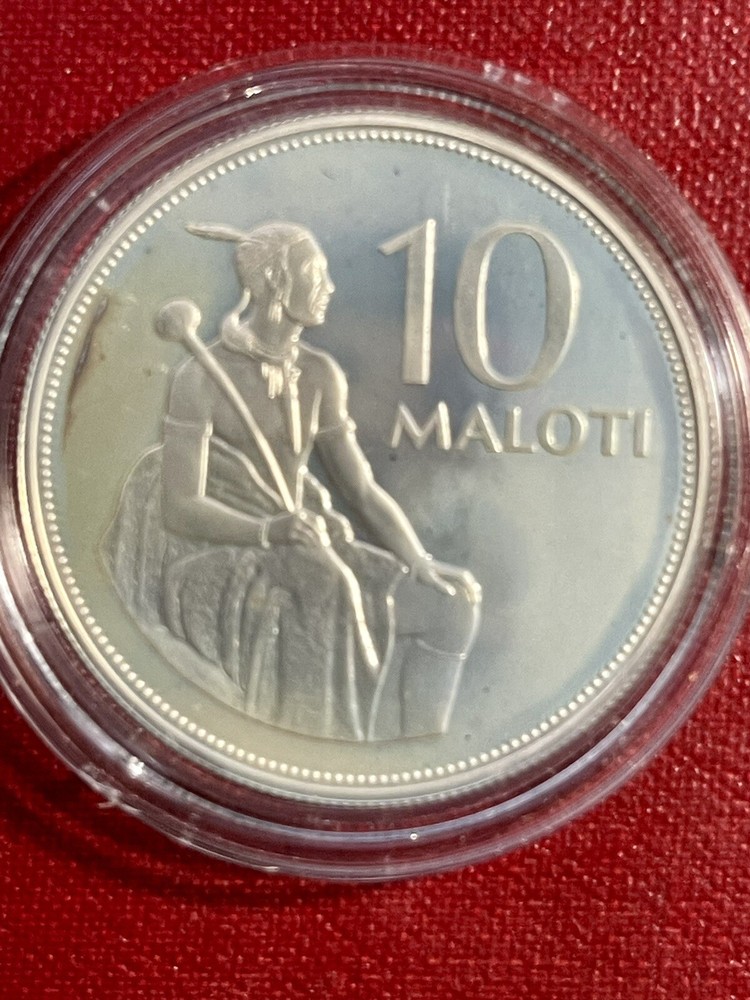 LESOTHO 1979 SILVER PROOF TWO-COIN SET