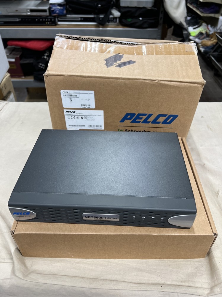 Pelco NET5501-US 1 Single Channel Rack Inline Encoder US Schneider Electric