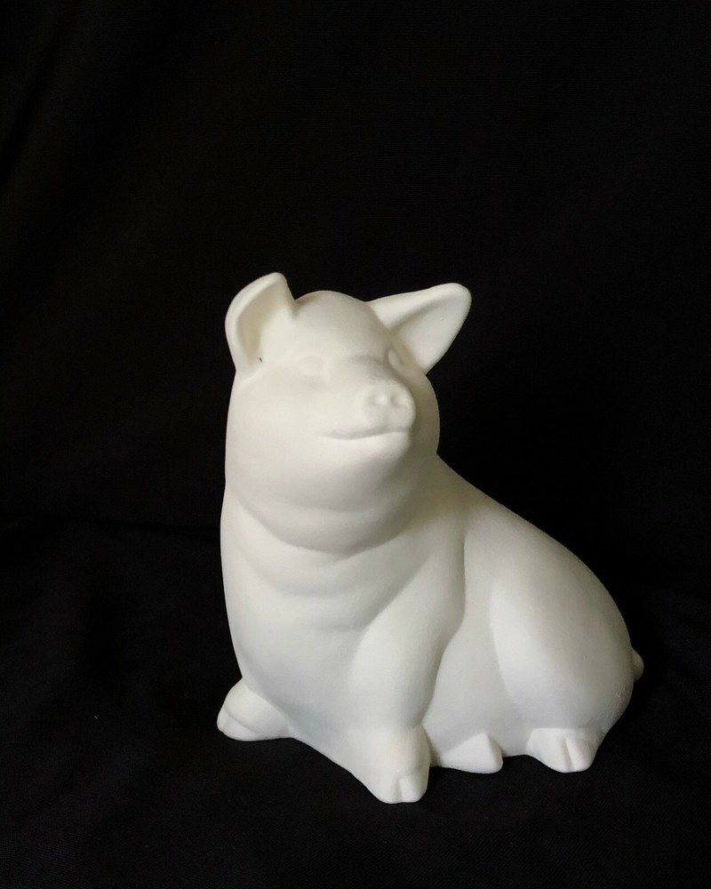 Pig - Ceramic Bisque Ready to Paint