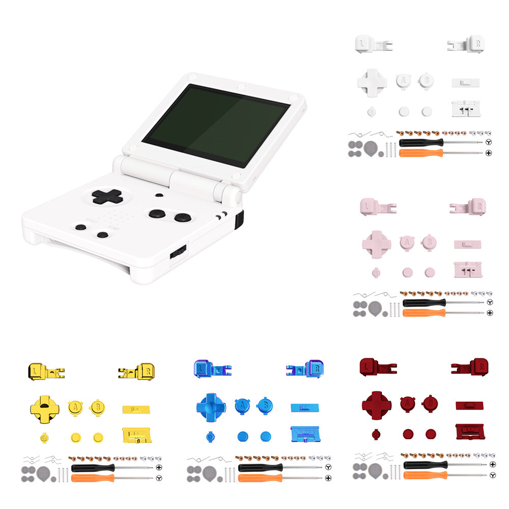 Multicolor GBA SP Full Button Set For GameBoy Advance SP RLAB D-Pad Function Key