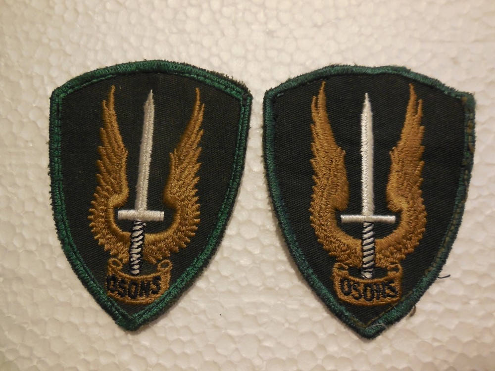 CANADA OSONS SPECIAL FORCES SHOULDER PATCH PAIR USED