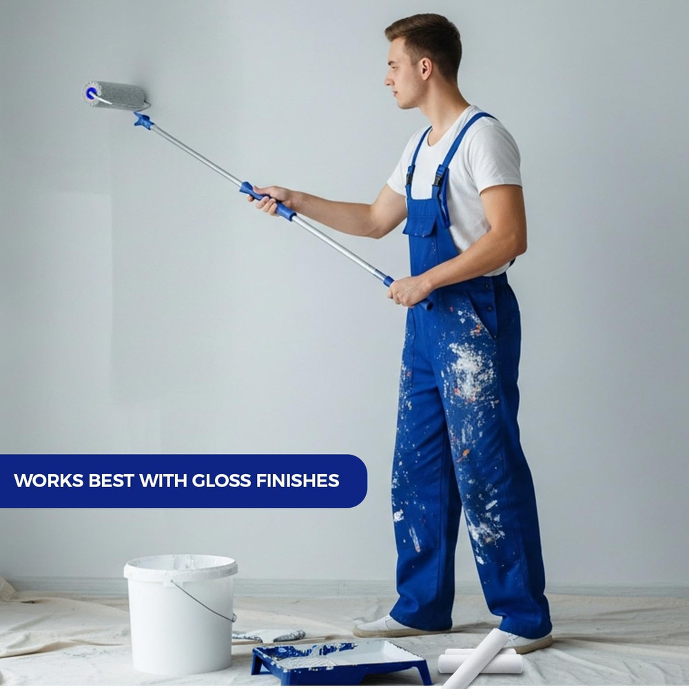 - Paint Roller Covers - 1/2 X 9 Inch Microfiber 6 Pack