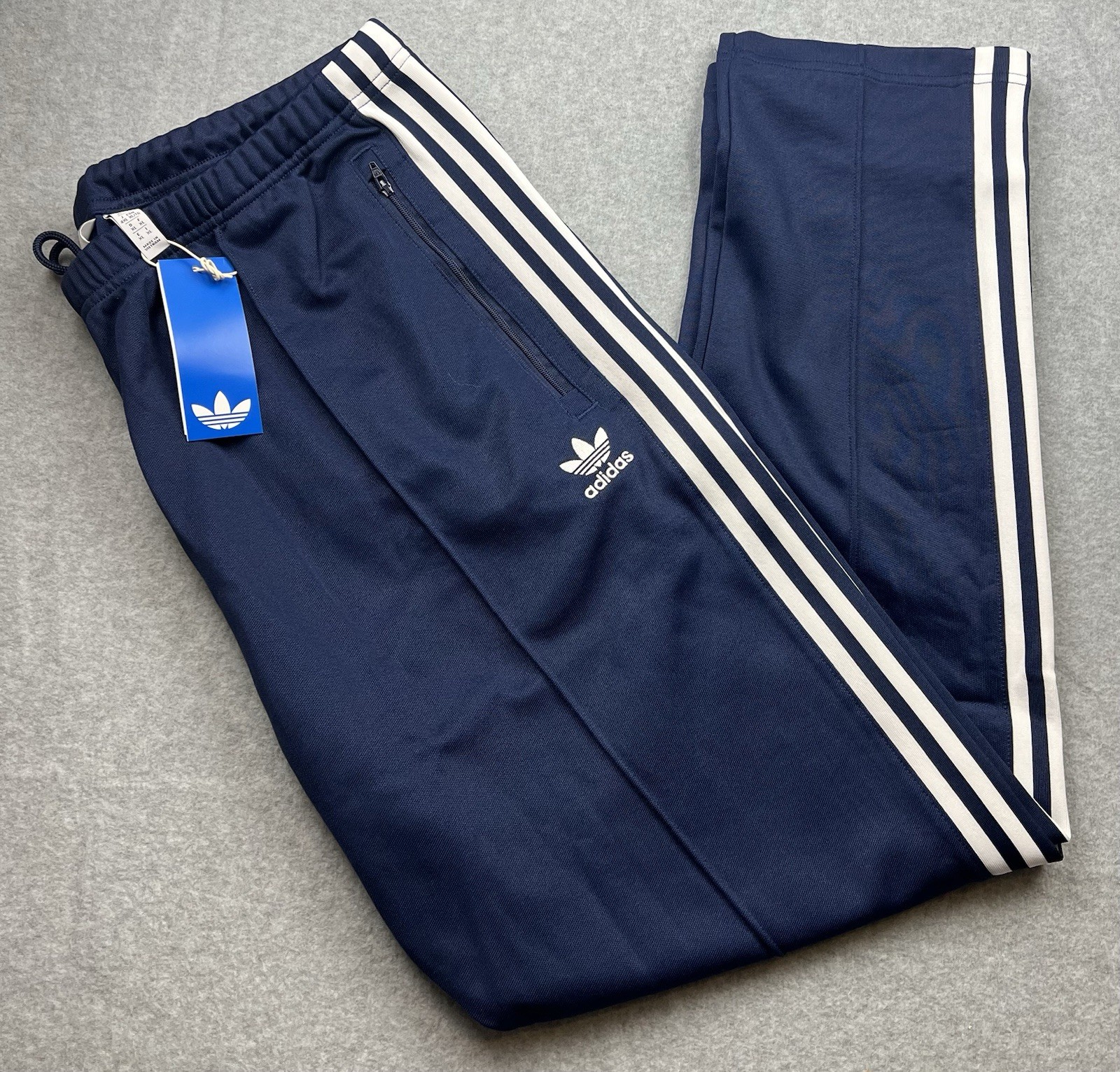 adidas Originals Adicolor Beckenbauer Blue Men’s Track Pants IP0421 Size XL NWT