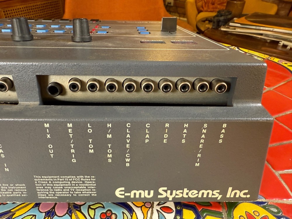 E-MU Systems Drumulator 8-Voice Drum Sampler 1983