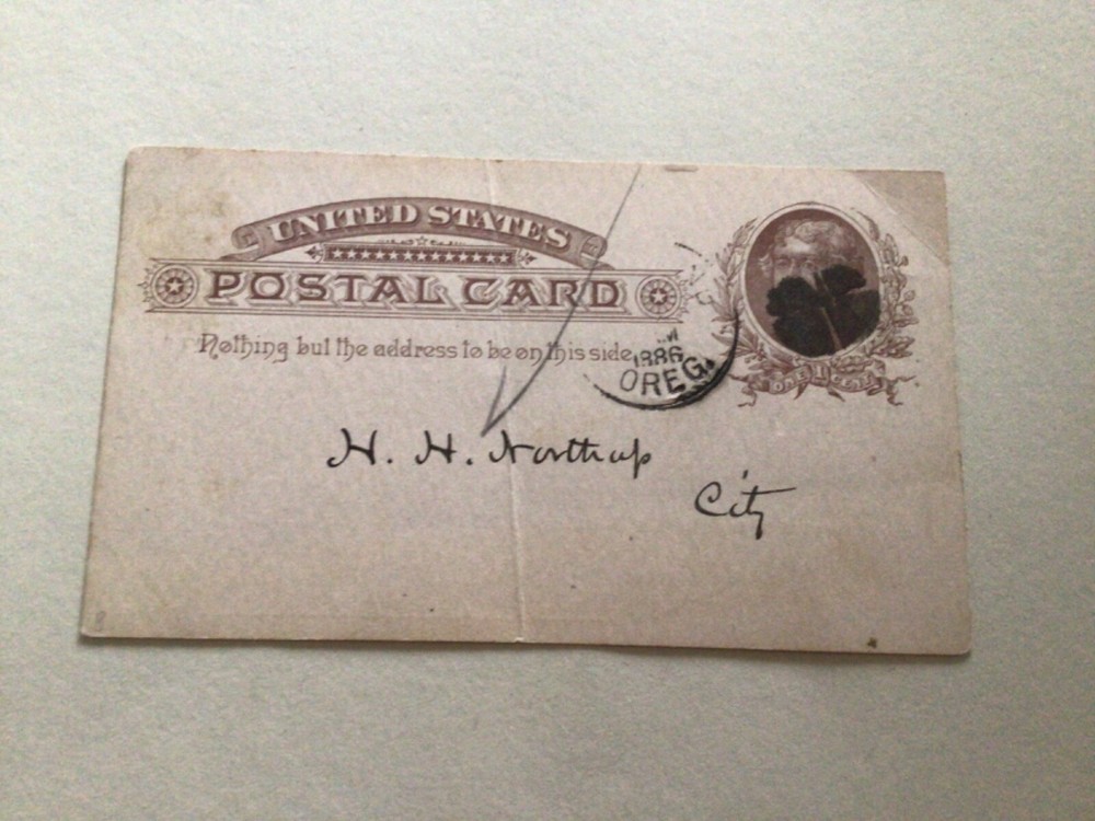 U. S. Pacific Lodge 1886 postcard A14541