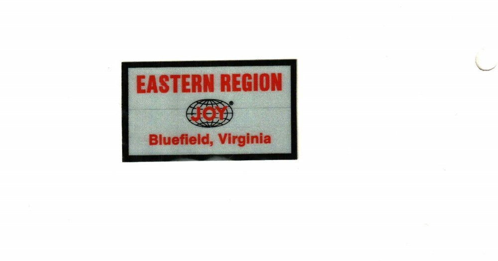 NICE JOY COAL MINING STICKER # 1312