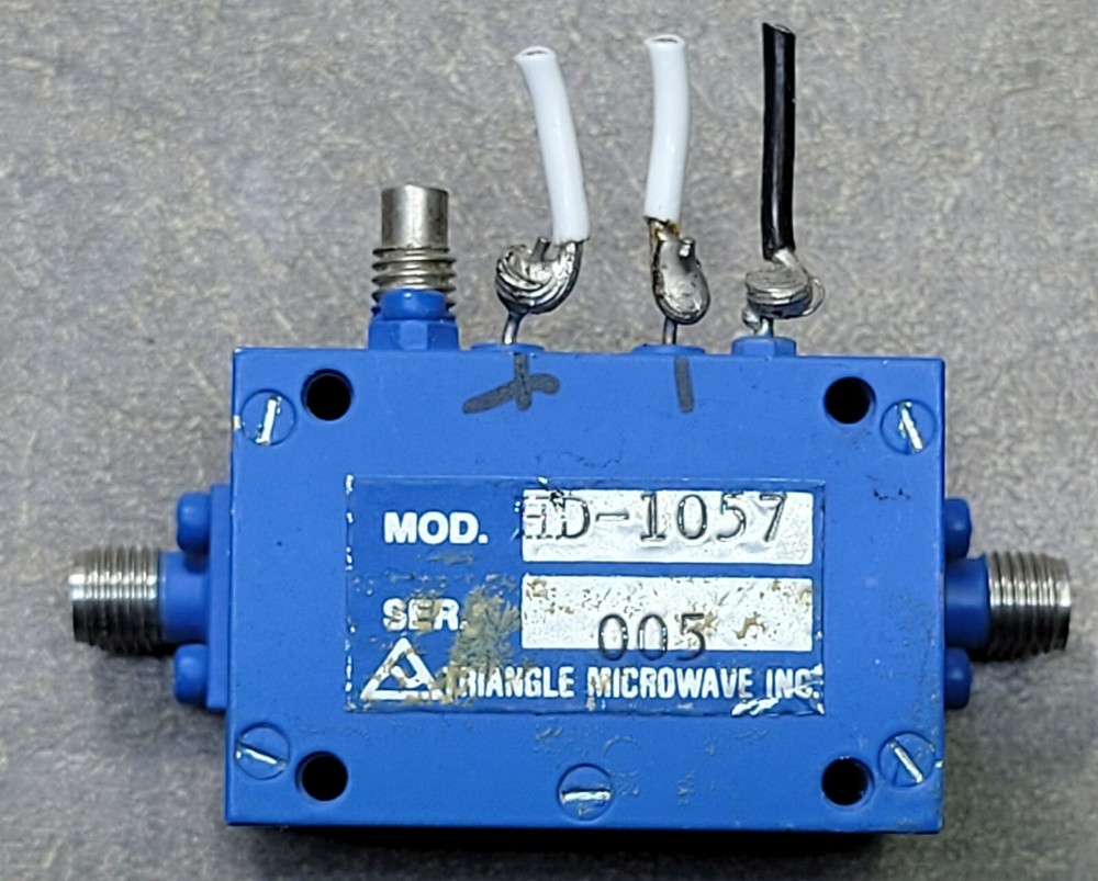HD-1057, SER 005. Triangle microwave Inc.
