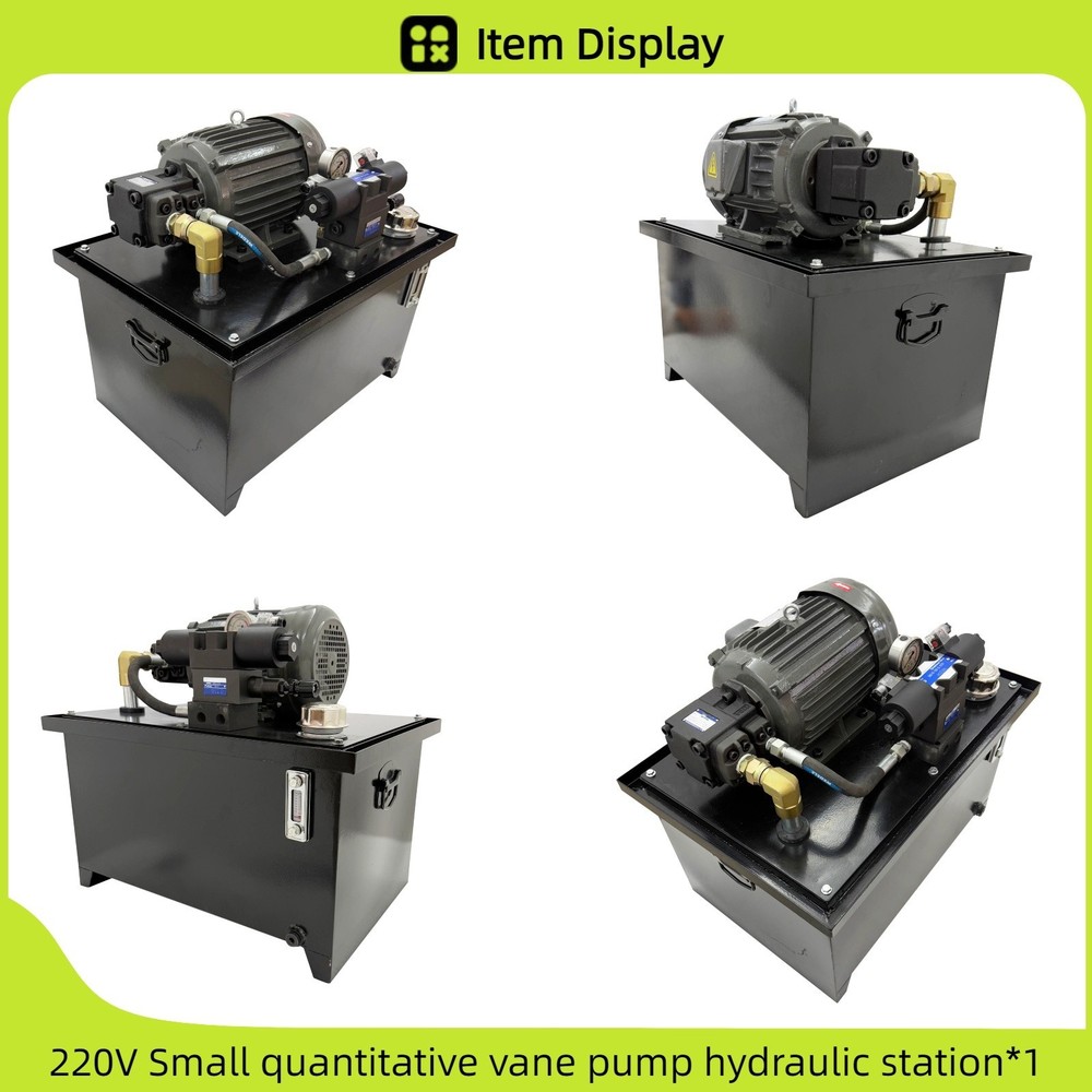 220V Quantitative Vane Pump Hydraulic Pump 80L Constant Flow Paddle Pump