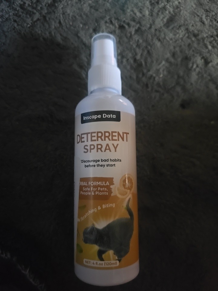 Inscape Data Pet Training Deterrent Spray Cats Scratching Marking Behavior 4 oz