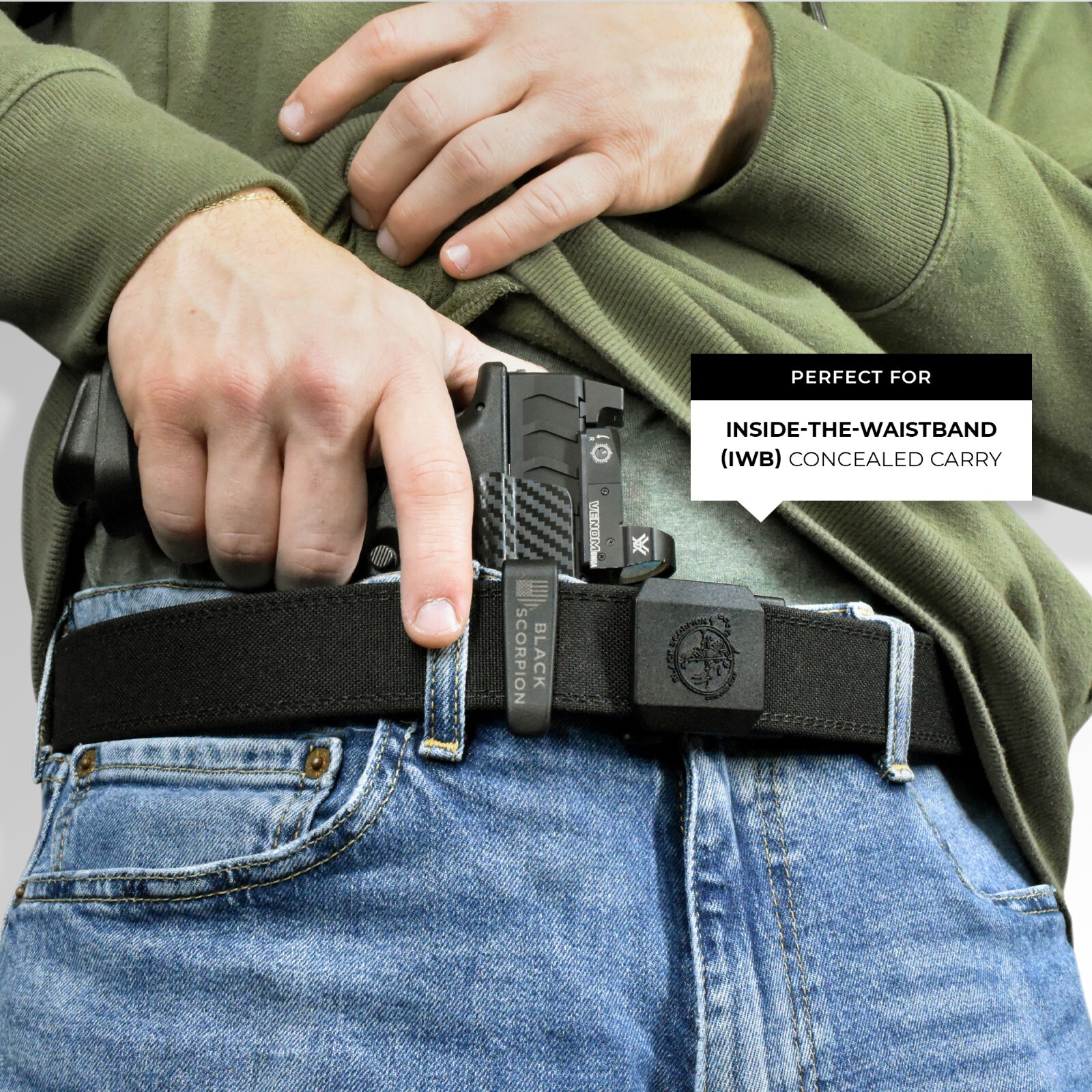 Black Scorpion Gear 1.5'' Tactical Gun Belt