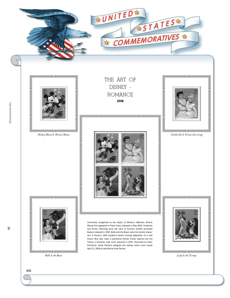 2006 U.S. Commemorative Singles COMPLETE Supplement (White Ace Alternative)