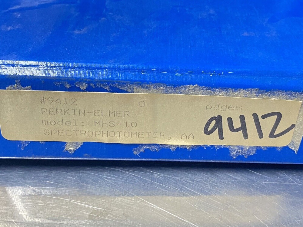 Perkin Elmer PE HS-6 Head Space Sampler - Users Guide / Manual