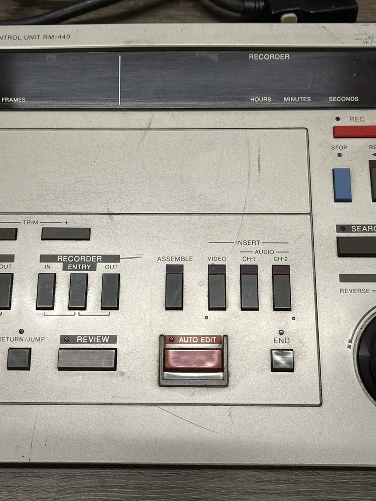 Sony Model RM-440 Automatic Editing Control Unit