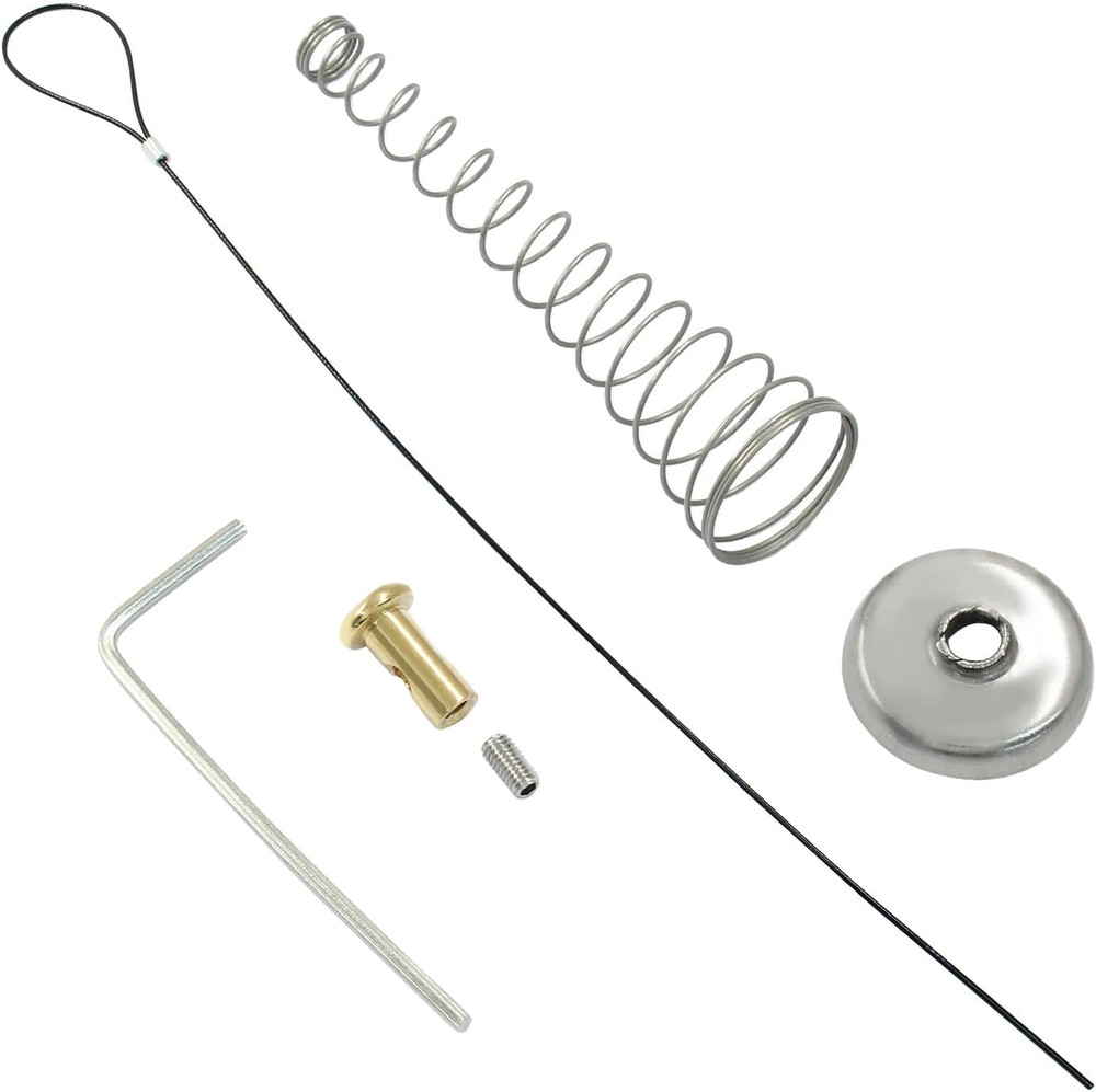 Adjustable Gate Latch Cable Pull Spring Release Self-Closing Fence Door Opener