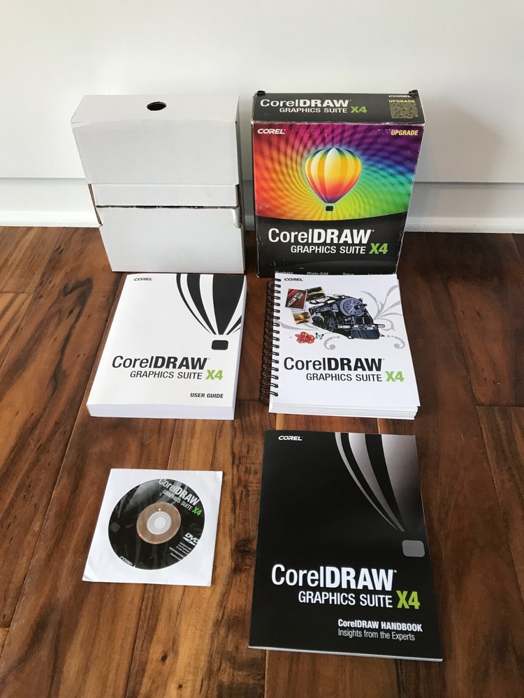 CorelDRAW Graphics Suite X4 Software Upgrade Version In Retail Box