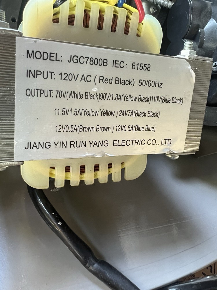 JGC7800B Transformer
