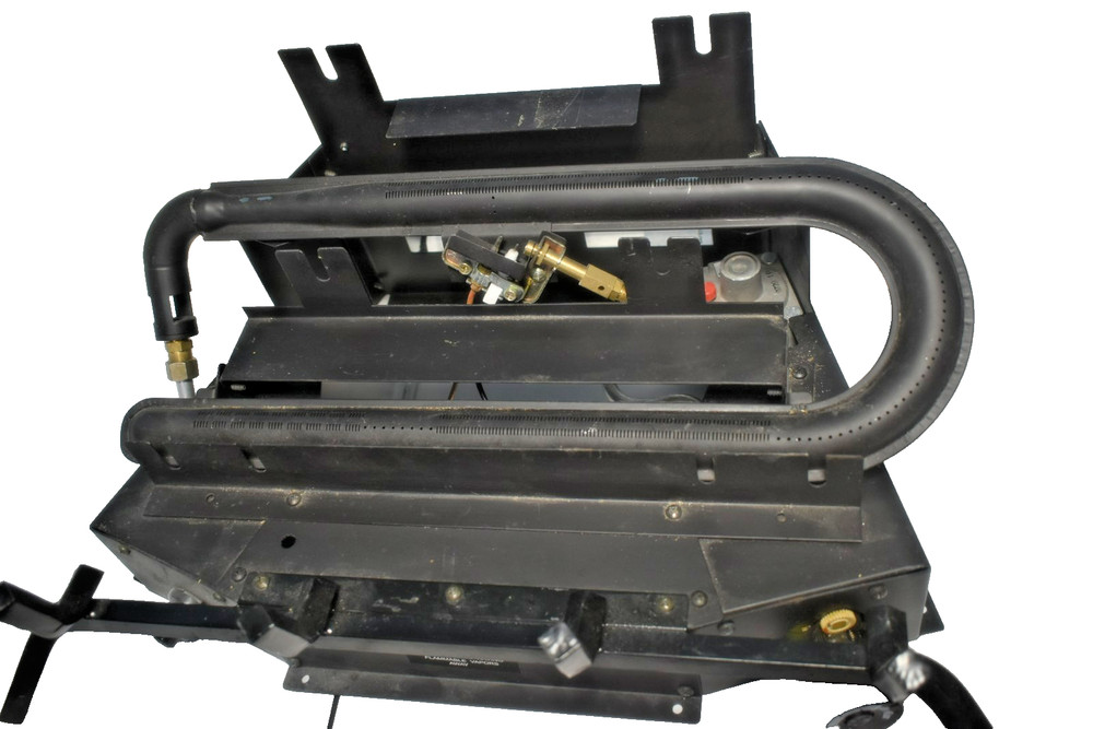 Propane gas fireplace insert. Style selections with logs