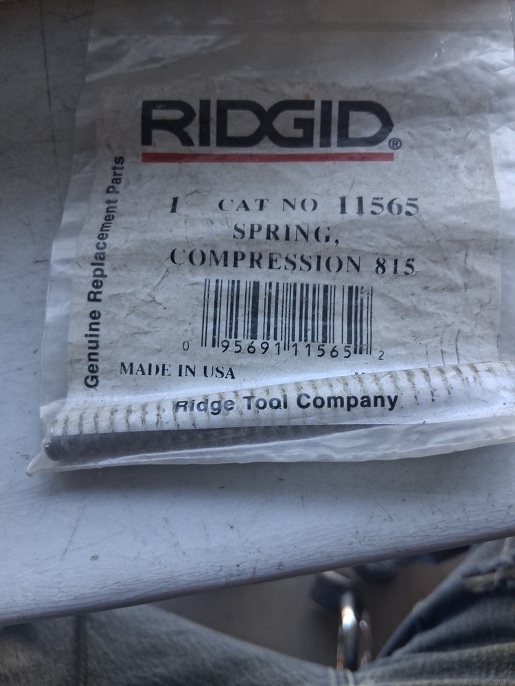 Ridgid 11565 Spring Compression 815