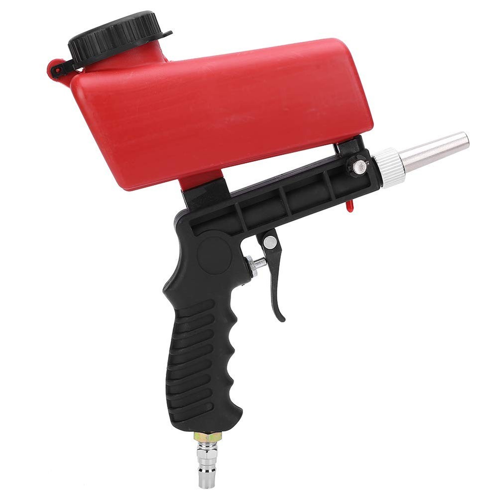 Portable Adjustable Sand Gun Kit for Blasting Projects, Remove Paint, Grime o...