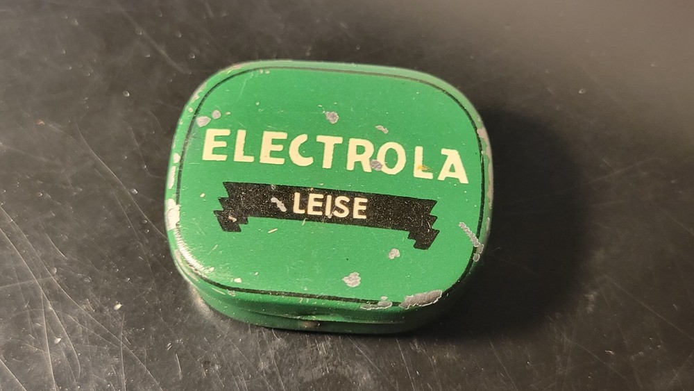 Gramophone phonograph needle Tin Electrola German