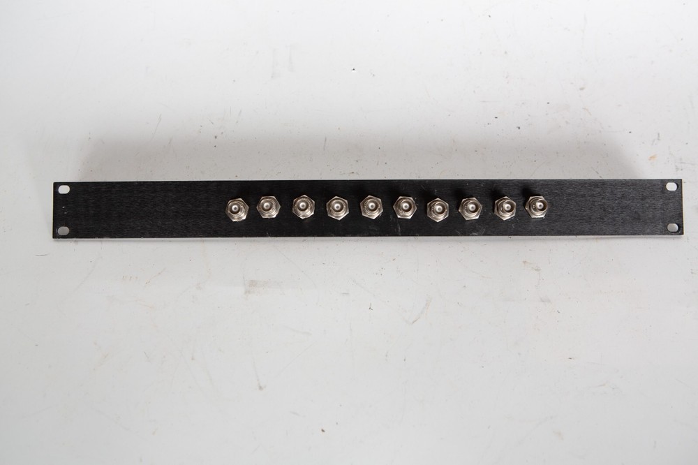 10x Rackmount BNC Panel