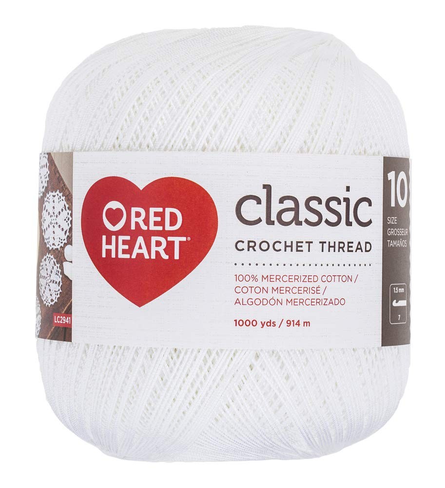 Classic Crochet, Thread White Size 10