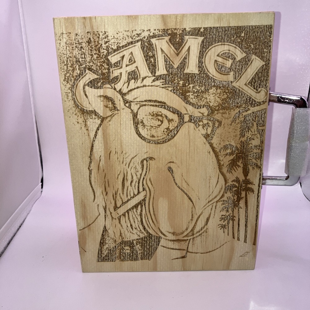 Custom Camel Wood Box