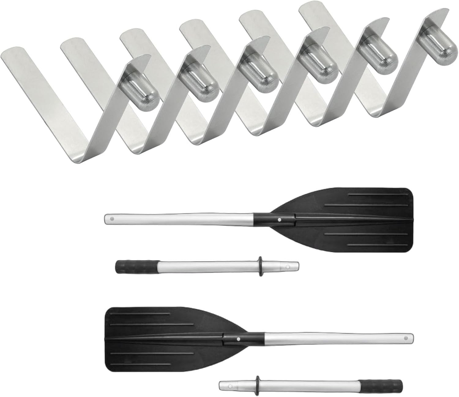 Stainless Steel Snap Clips Push Button Lock Tube Pins for Kayak Tent Canopy RV