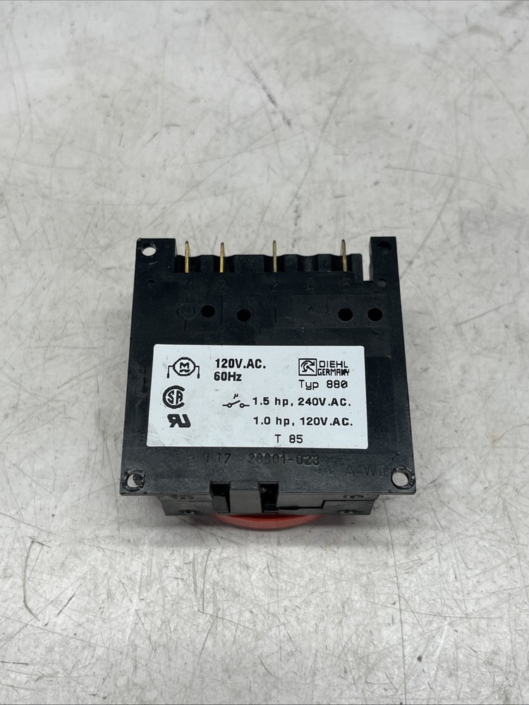24 hr Spa Timer, SPST 120V, 4-Term Orange Panel Mount TA4071