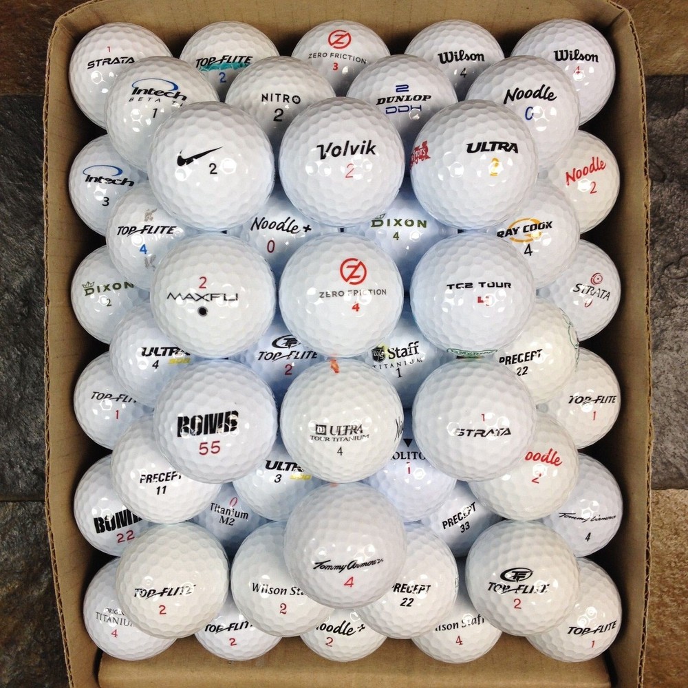 Assorted Brands Mix AAA 36 Used Golf Balls 3A