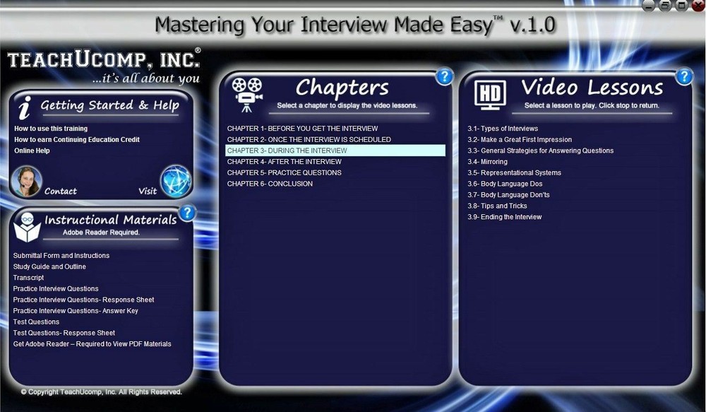 Learn INTERVIEW SKILLS How to Get a job Training Tutorial DVD-ROM Prep Course