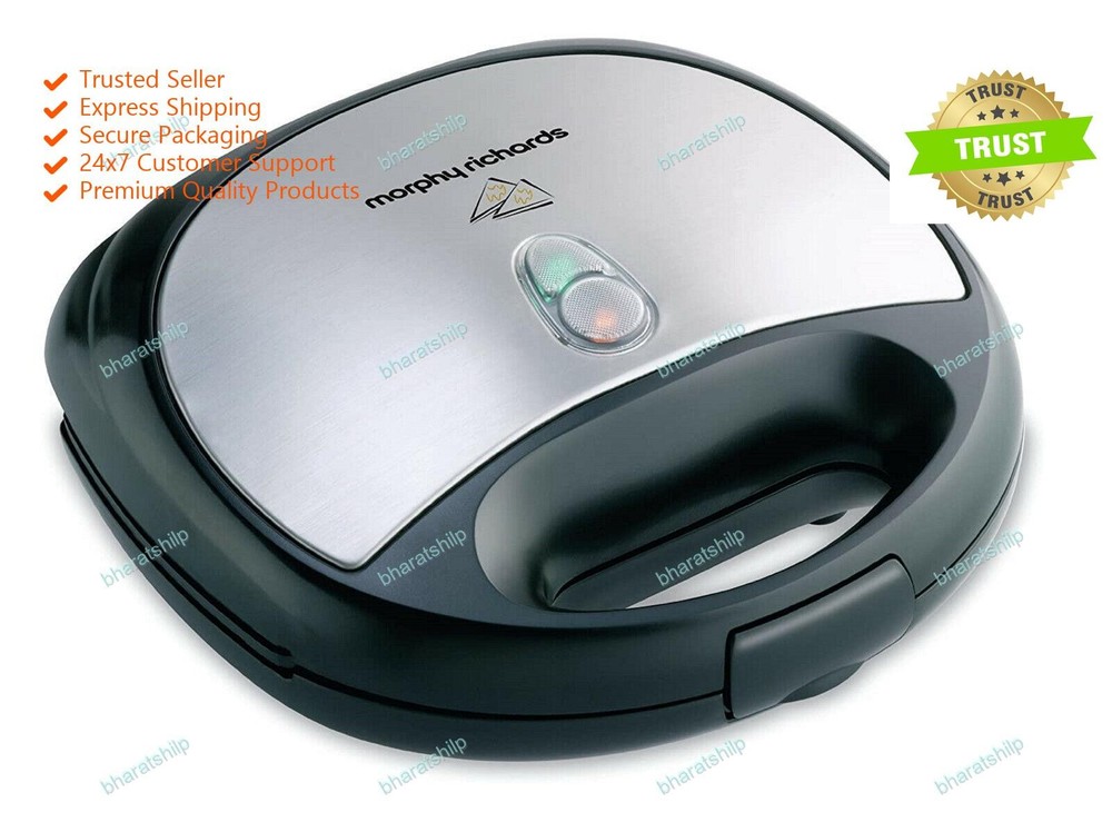 Home & Kitchen Appliances Morphy Richards Sandwich Maker Color Silver & Black
