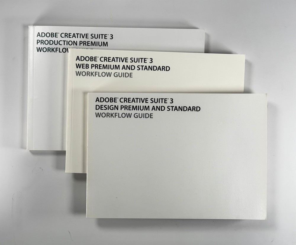 Adobe Creative Suite 3 Master Collection CS3 Mac Complete w/ Discs Manuals