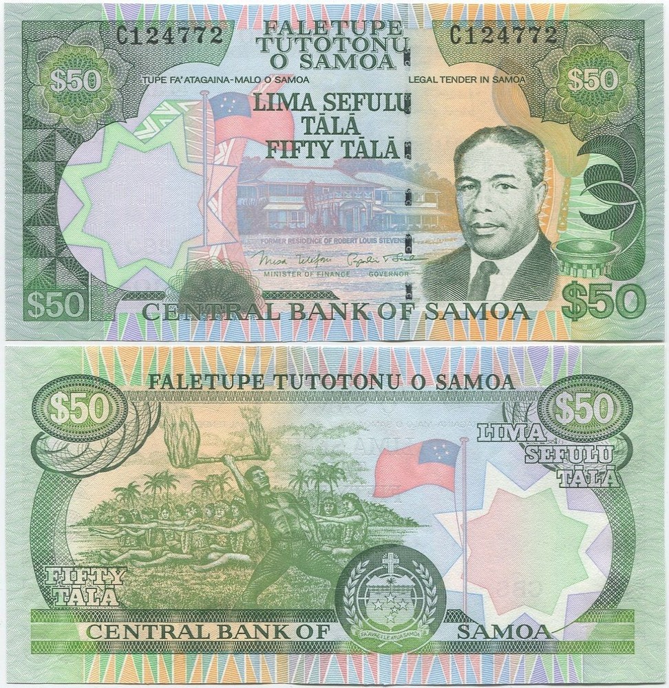 Samoa 50 Tala 2006 UNC P-36
