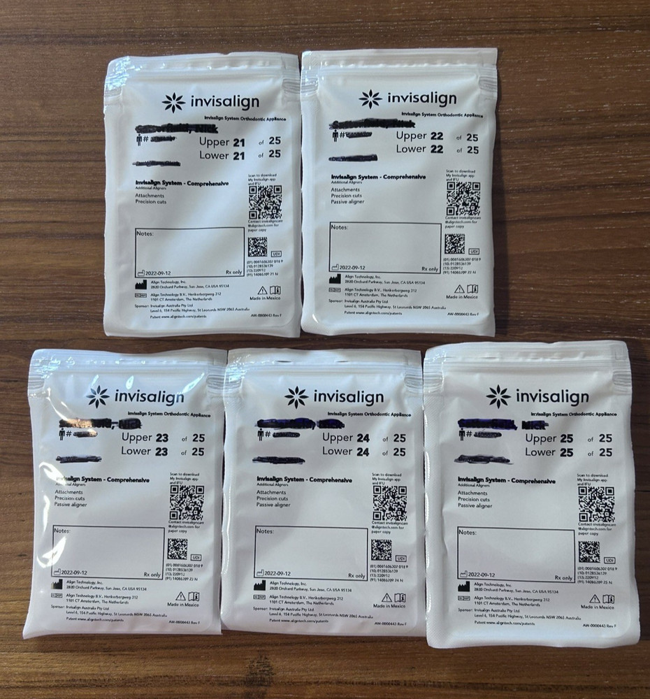 13 INVISALIGN Teeth Aligners Clear Braces Retainers, Arts & Craft Projects Only