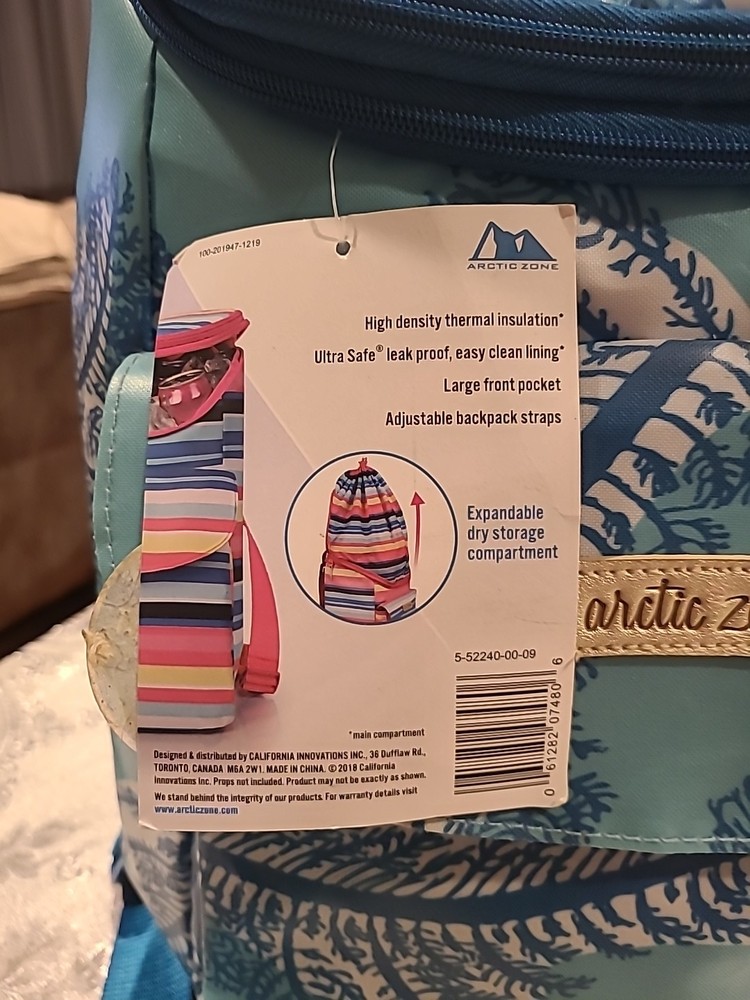 Arctic Zone Pro 24 Can Backpack Cooler New