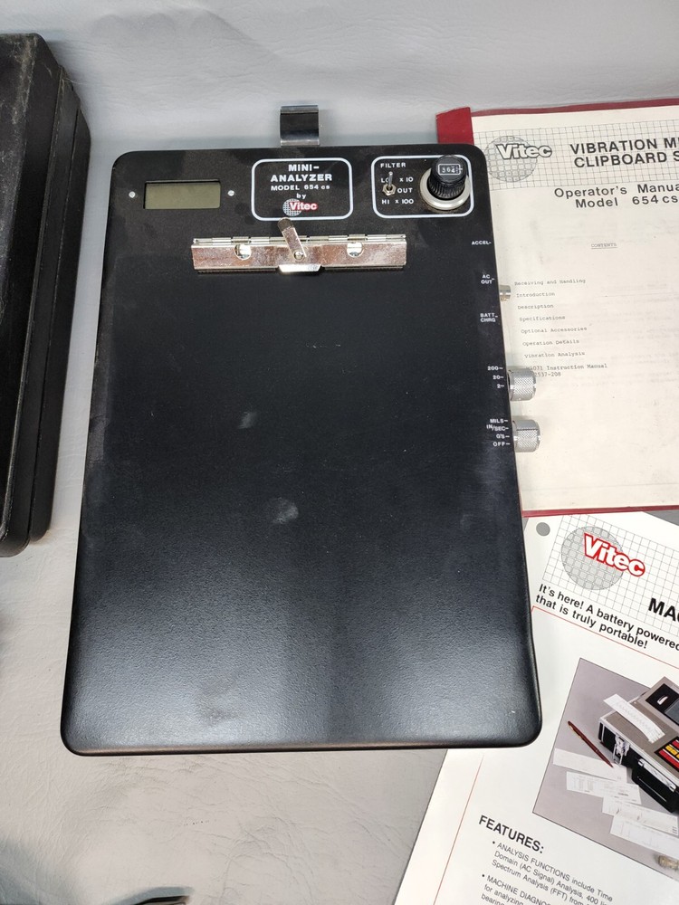 (Power Tested) - Vitec Mini-Analyzer Model 654 CS w/ Mity Mag 4071A