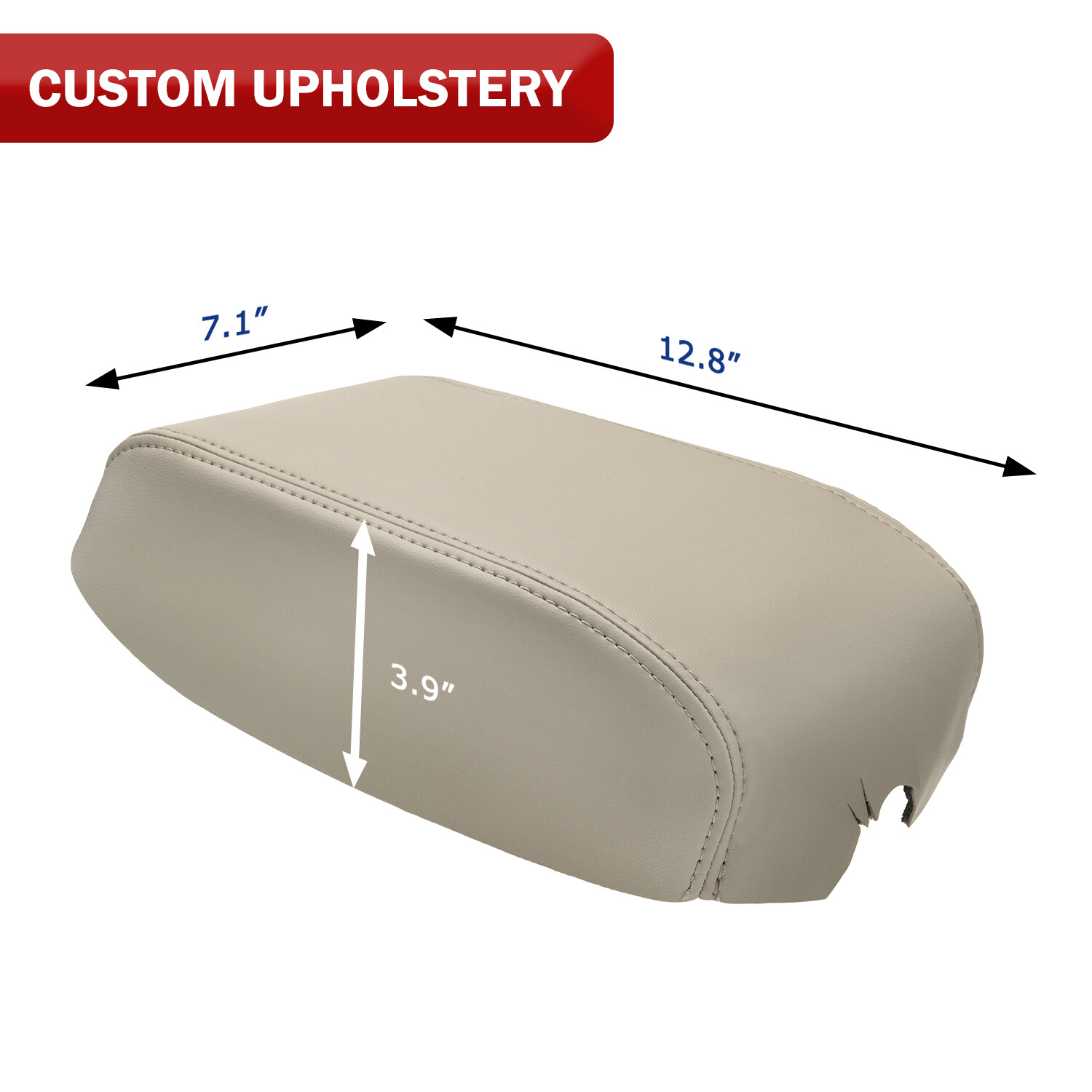 Fits Cadillac SRX 2010-2016 Center Console Armrest Cover Replacement Trim Beige