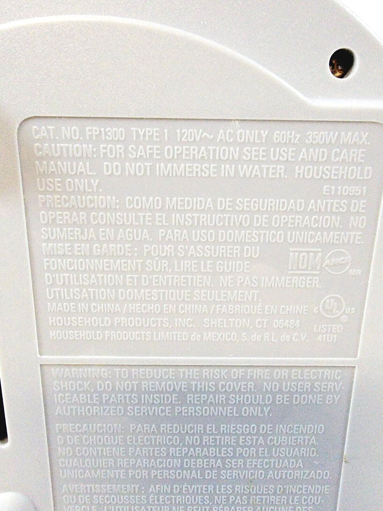 Black & Decker Quick N Easy Food Processor FP1300 Part, Motor Base Only