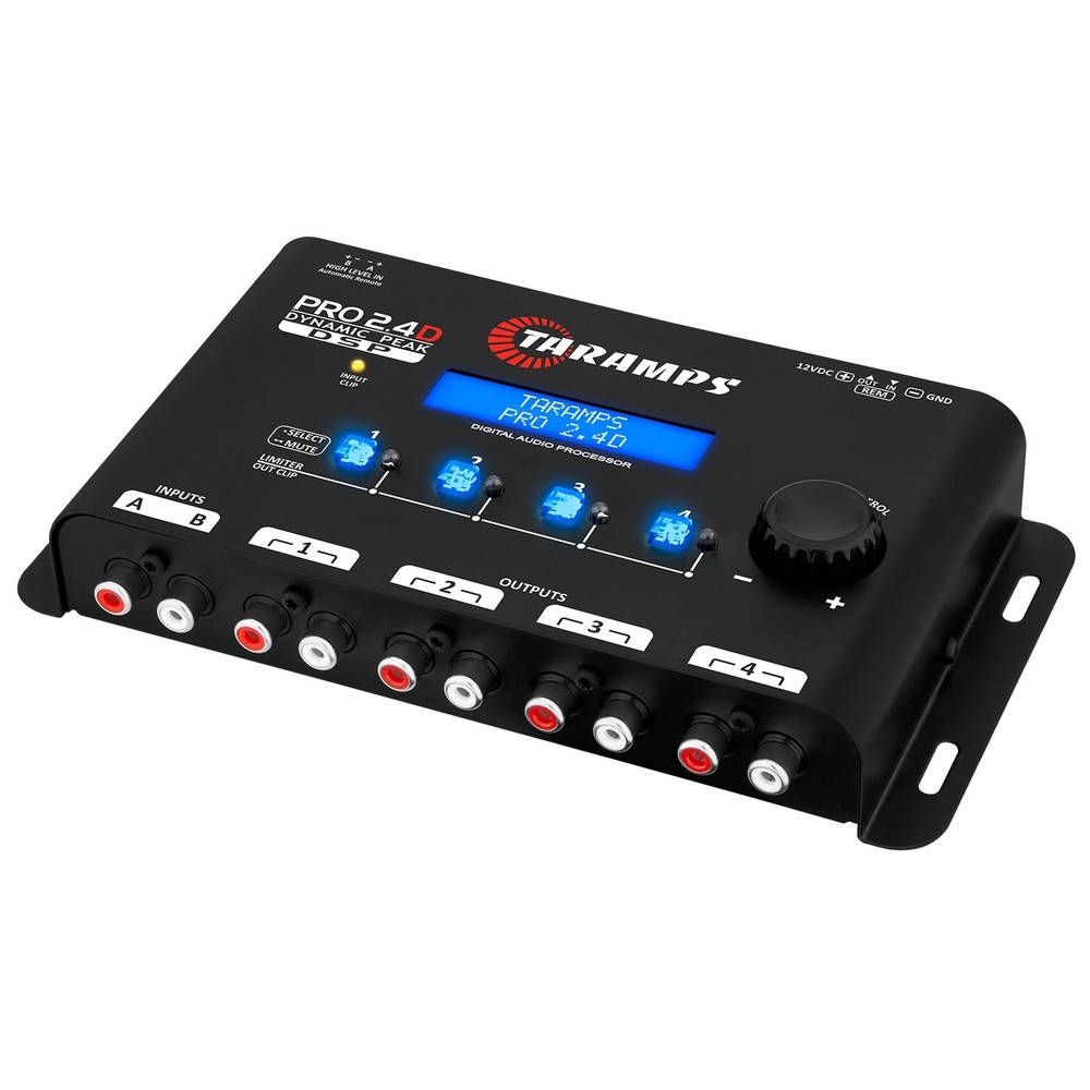 Taramps Pro 2.4D Dynamic Peak DSP Crossover Full Digital Signal Processor
