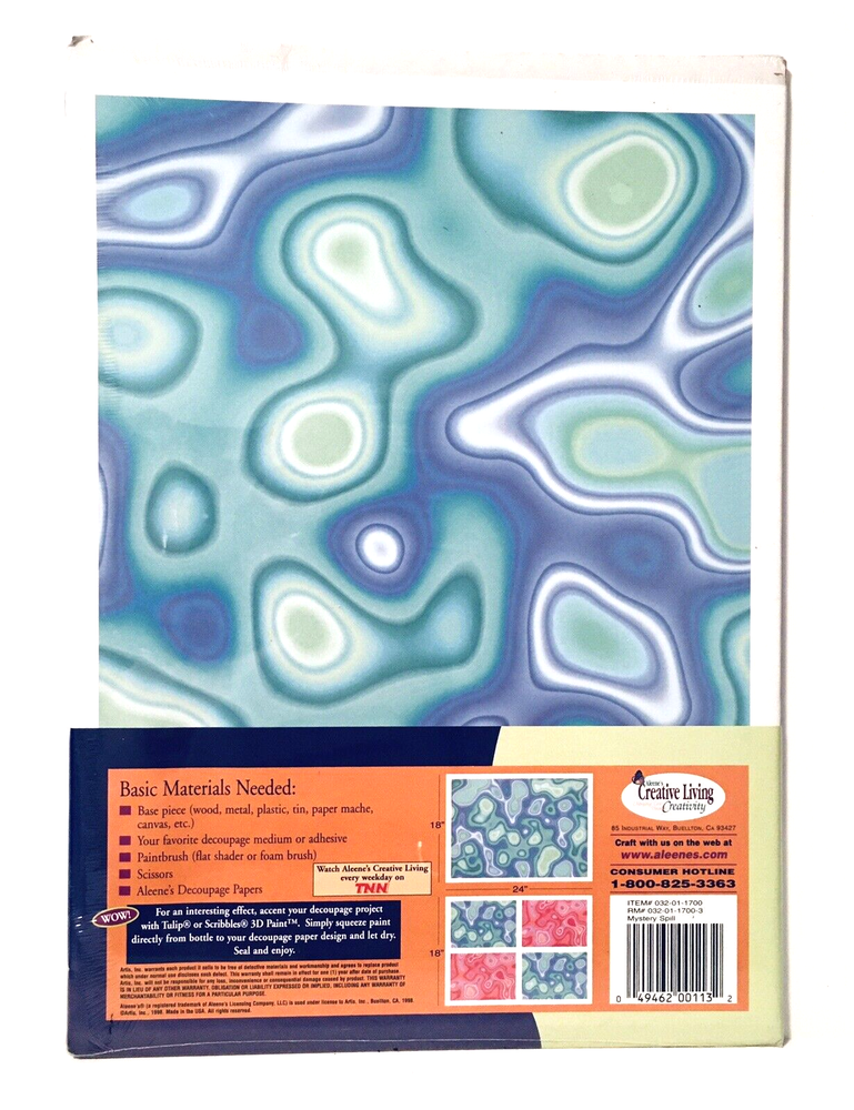 Aleene's Decoupage Papers - 6 Design Packs - E. Markus