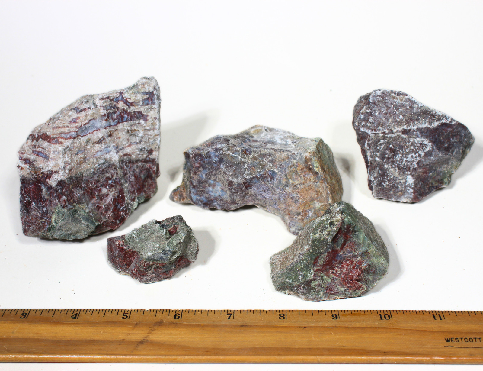 Red Lightning Agate - 1.5-3.5" Inches Rough Rocks Cabbing - Bulk Wholesale