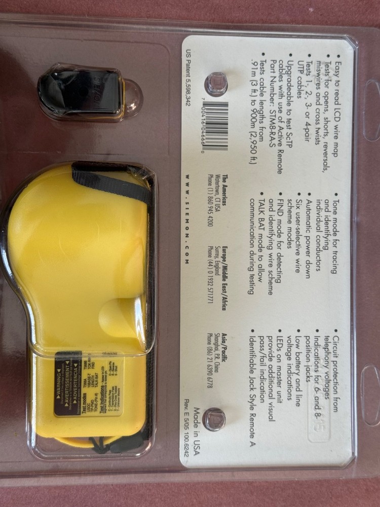 Siemon Cabling System STM-8 UTP Cable tester and Carrying Case.