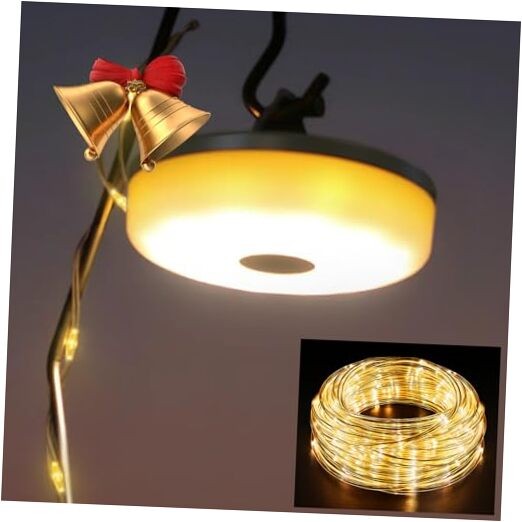 Camping String Lights,  Camping Latern with String Light, Rechargeable 32.8Ft