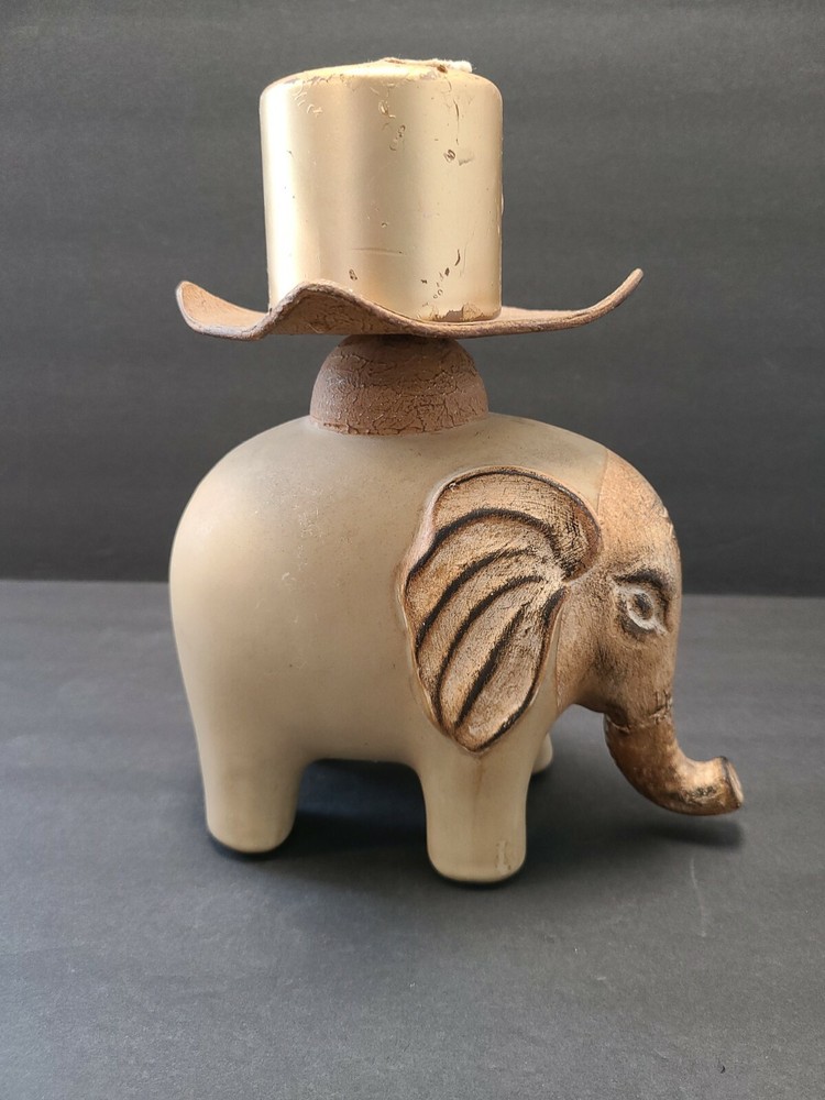 African Elephant Candle Holder