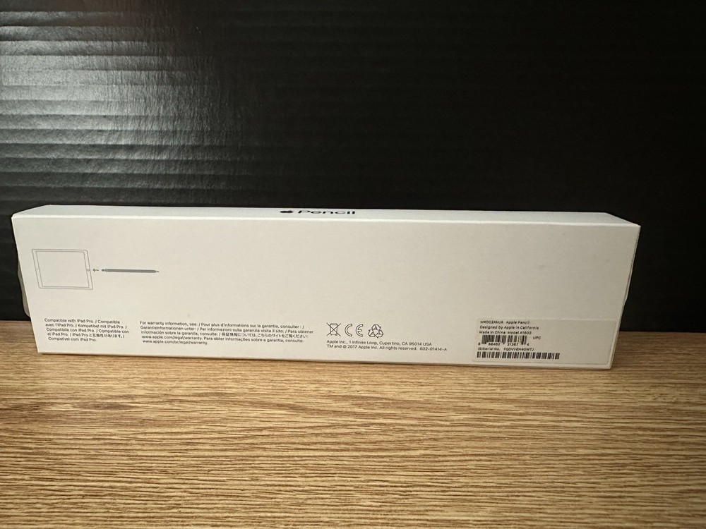 Apple Pencil 1st Gen AI603 Empty Box Only