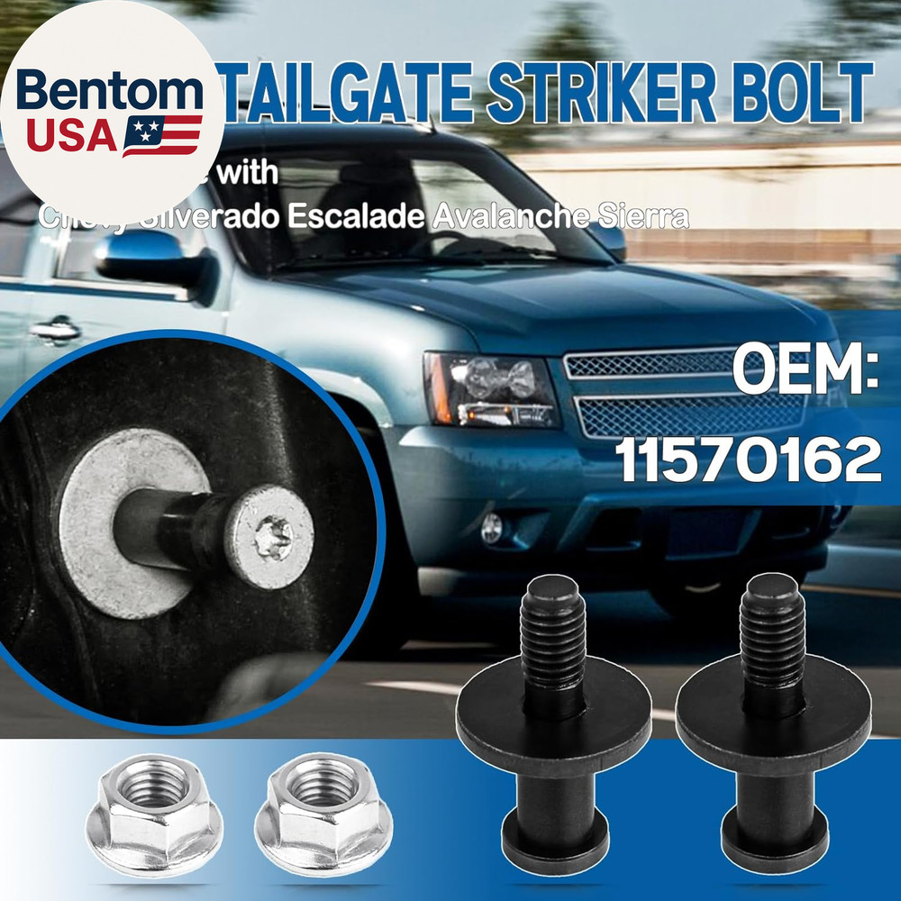 38427 Tailgate Striker Bolt Compatible with GMC Chevy Silverado 1500 2500 3500 E