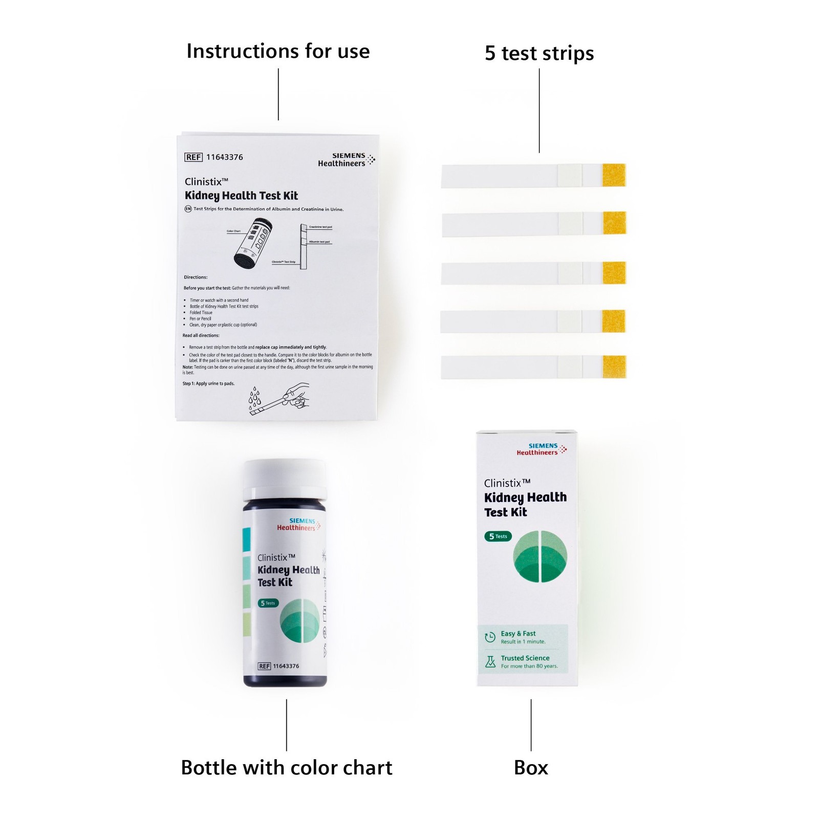 Clinistix Urinalysis Test Kit 11694839 1 Ct