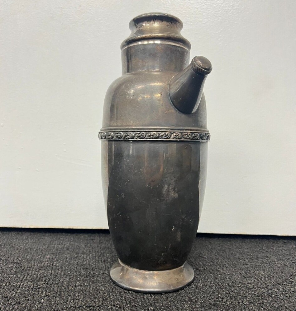 Vintage B Rogers Silver Co. 1883 Martini Shaker