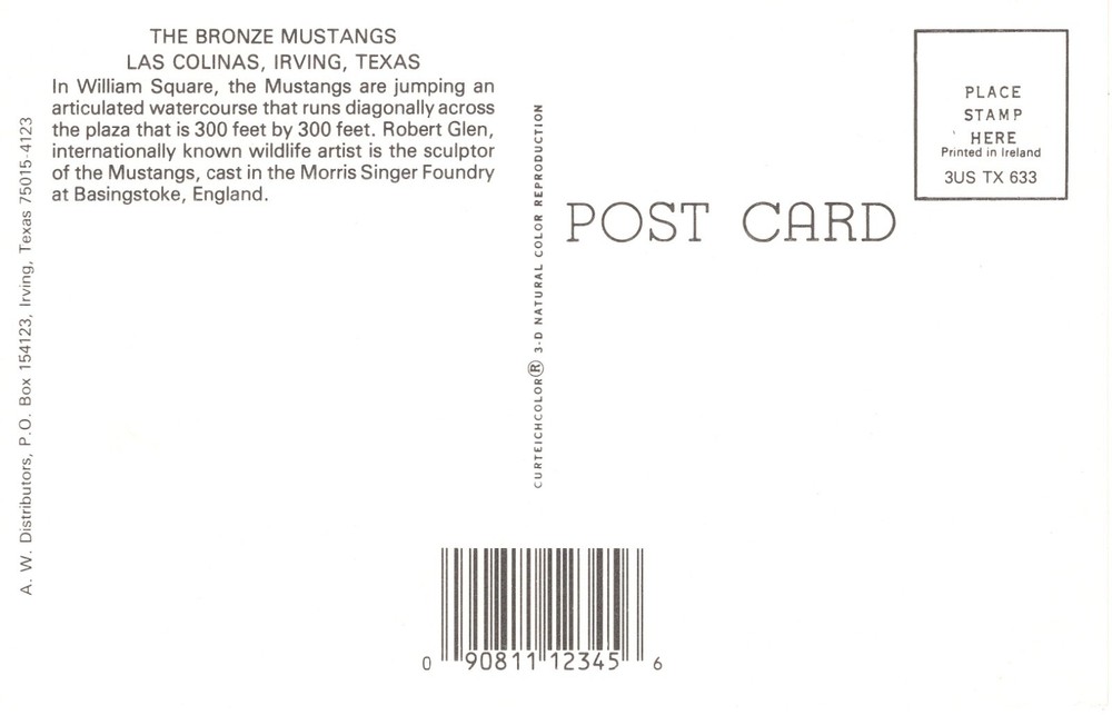 THE BRONZE MUSTANGS, IRVING, TX - PC5433